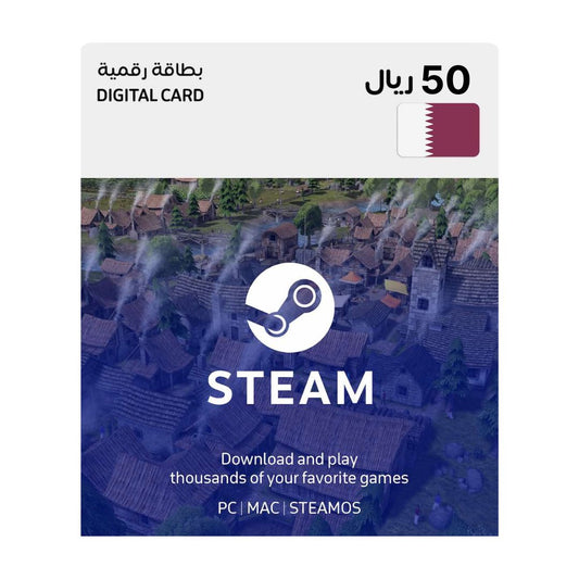 Steam Digital Gift Card (Qatar) – 50 QAR