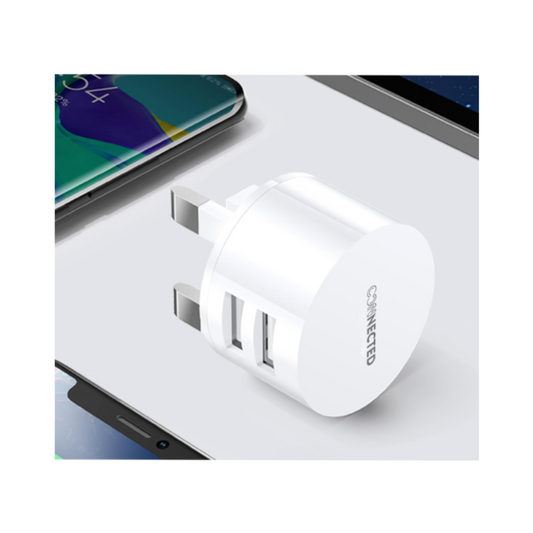 Wall charger with 3 in 1 cable-Connected
