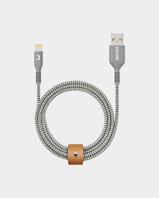 Cable USB-C to lighting 1 m from zendure gray