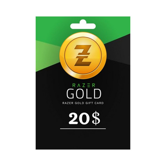 Razer Gold Digital Gift Card (USA) – 20 Usd