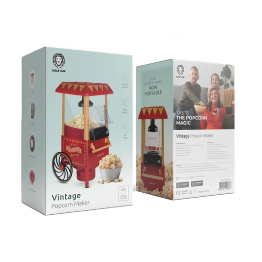 Green Lion Vintage Popcorn Maker 1200W-270ml
