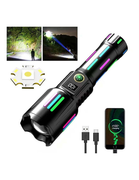 Multi-Mode Flashlight with Digital Display