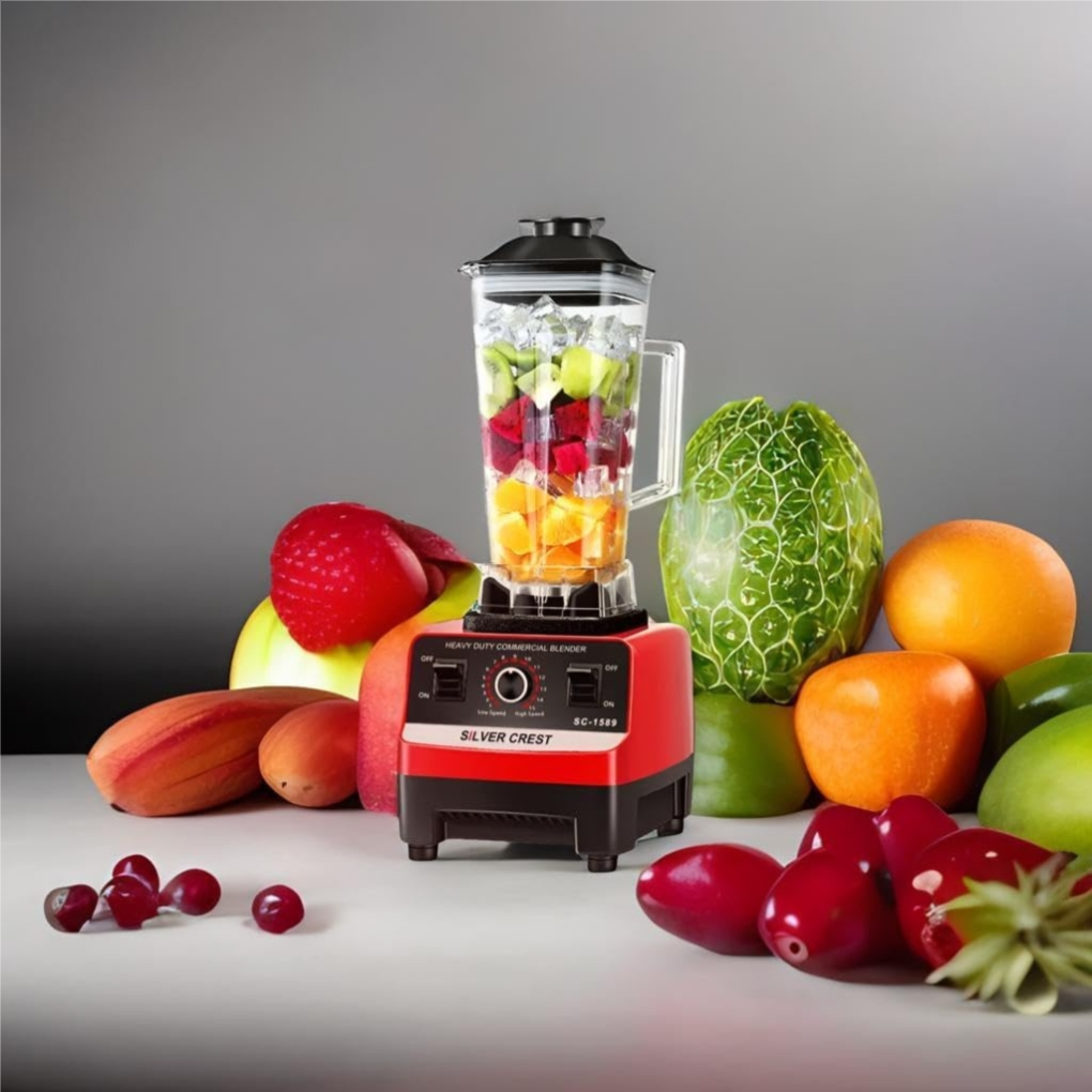 Silver Crest Blender with Mixer 2L-4500W
