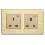 Tuya Gold Smart Double Wall Socket