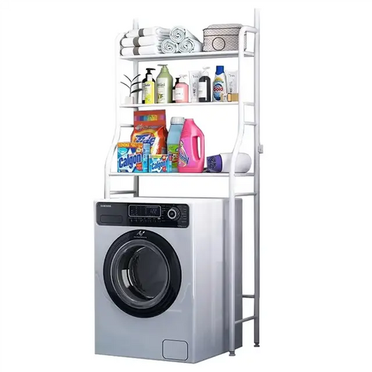 Storage shelf above the washing machine