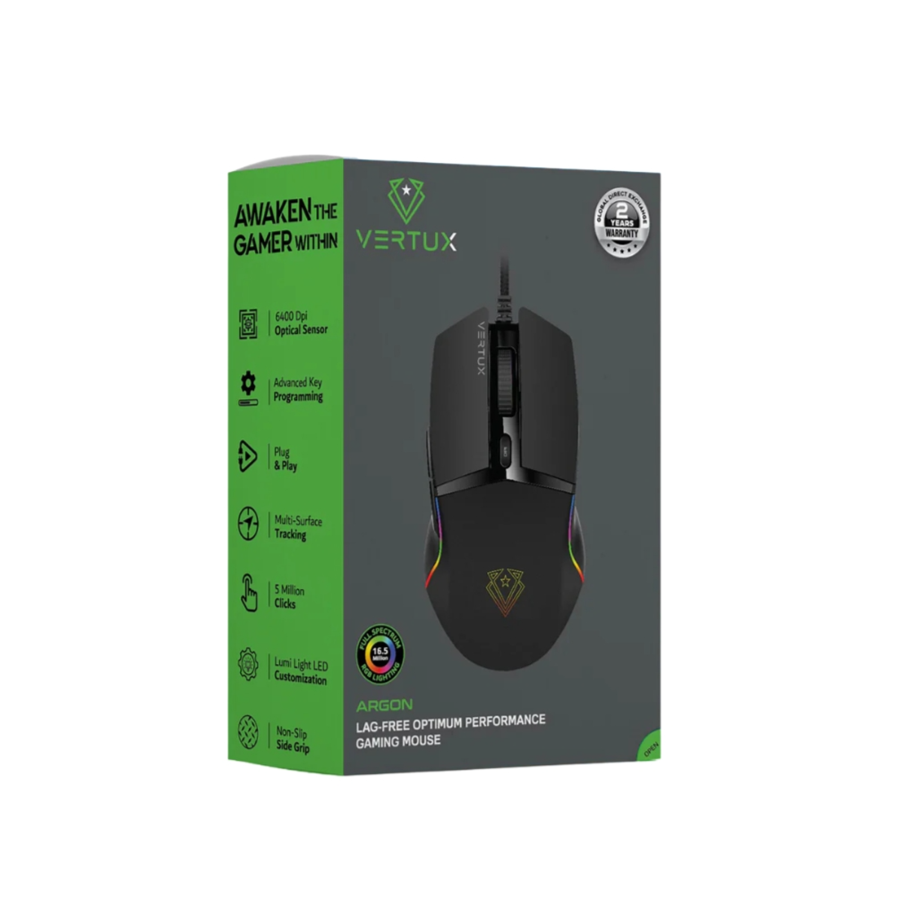 Vertux Argon High-performance Gaming Mouse