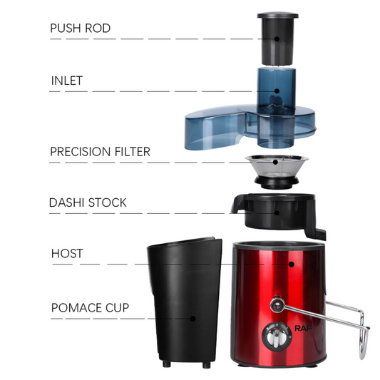 Raf Low-Noise Slow Masticating Juicer