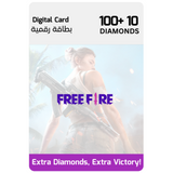 Free Fire Digital Gift Card – 100 + 10 Diamonds