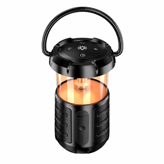 KAKUSIGA Portable LED Camping Lantern Bluetooth Speaker 15W