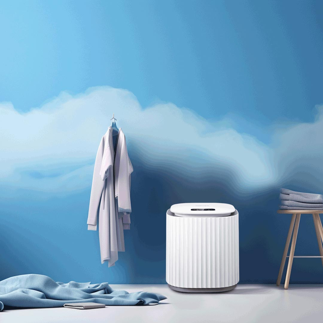 Mini Washing Machine (White) - Porodo