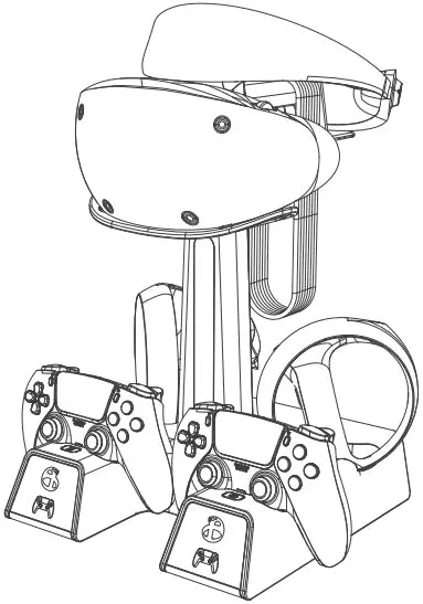 Charging Station for Controller (PS , VR2 And P5) -  Ipega