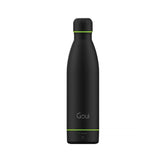 Goui Loch Stainless Steel Water Bottle with Wireless Charger- Black