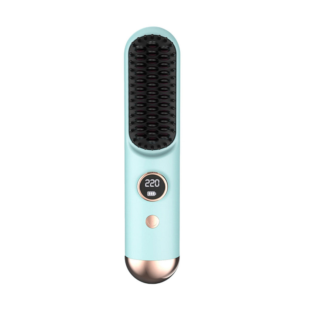 Portable Wireless Hair Straightening Comb