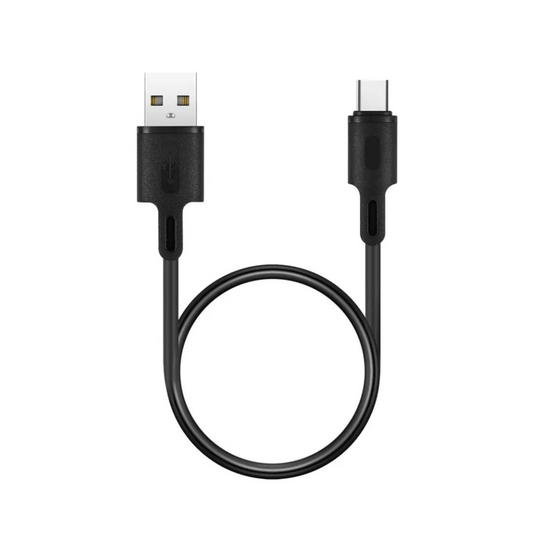 USB to Type-C PVC Cable 30CM-Rock Rose