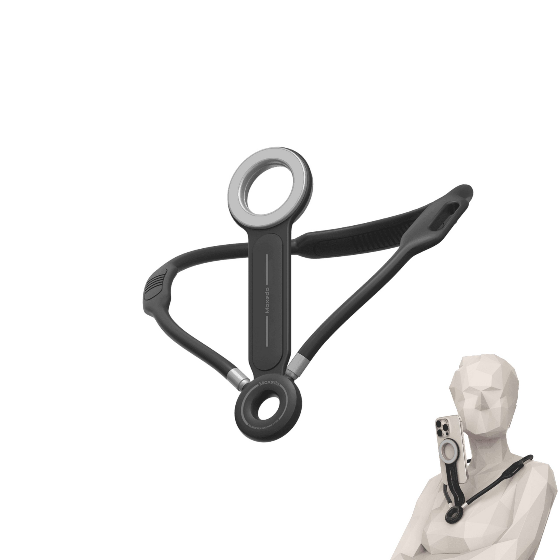 Moxedo Magnetic Neck Band Adjustable Phone Mount