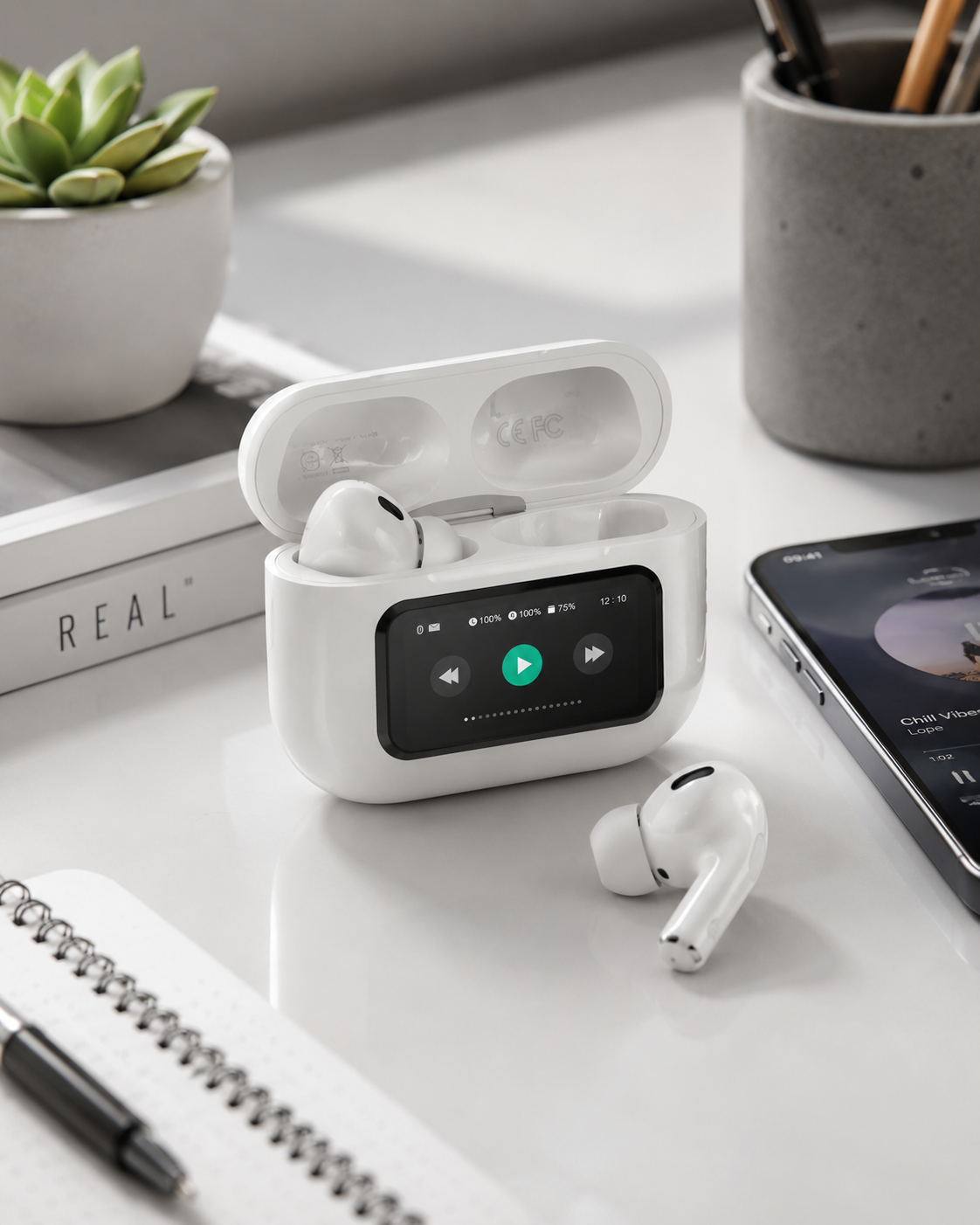 Oteeto Ot5 Pro Touch Screen Earbuds