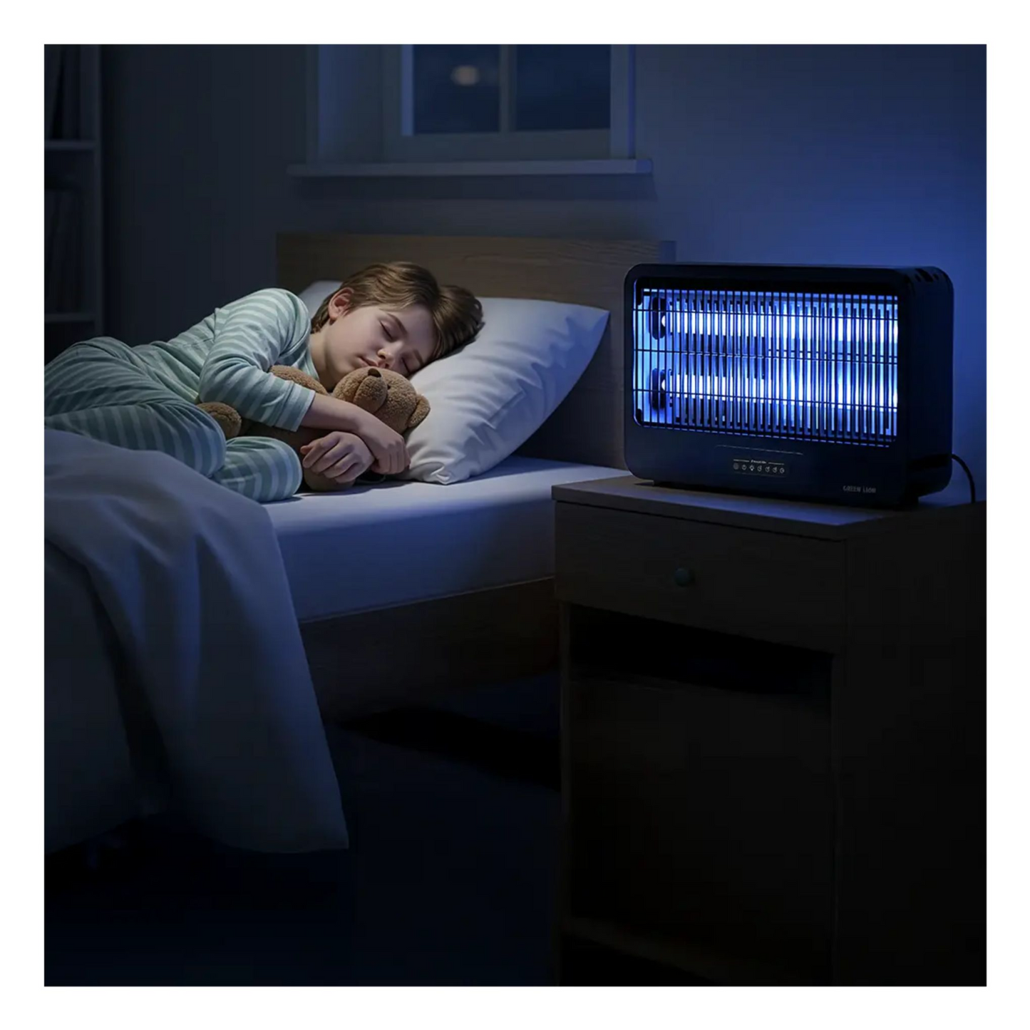 Green Lion Barq Insect Killer 3500V High Voltage-100m² Coverage With Timer & Remote Control