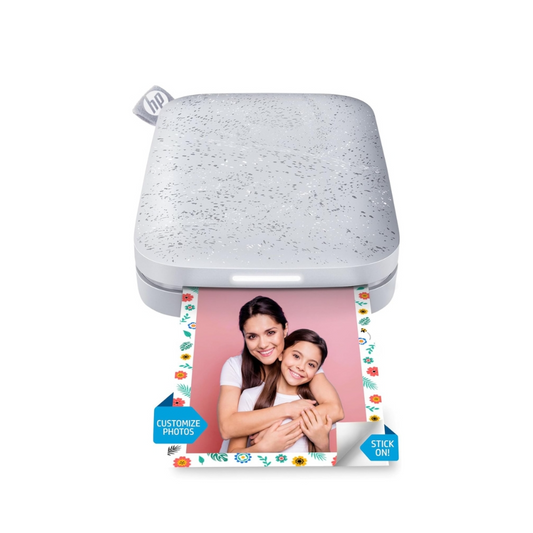 طابعة صور فورية محمولة HP Sprocket – لون لؤلؤي