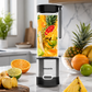 خلاط عصير محمول Moxedo Frutiva قابل للشحن عبر USB – صانع سموثي صغير بقوة 16500 دورة/دقيقة