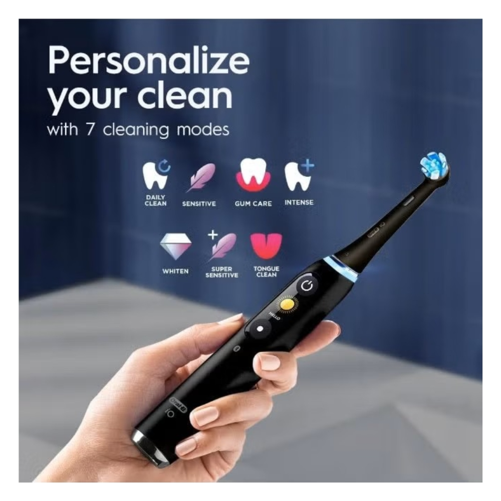 Oral-B iO Series 9N Electric Toothbrush with Charging Travel Case-Black Onyx