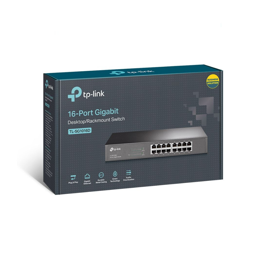16-Port Gigabit DesktopRackmount Switch-tp link