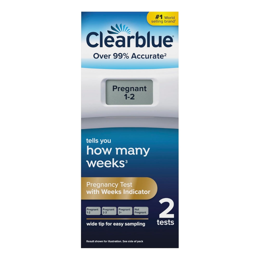Clearblue Digital Pregnancy Test with Weeks Indicator-2 Tests