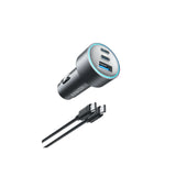 67W Triple-Port Car Charger With USB-C Cable-Anker