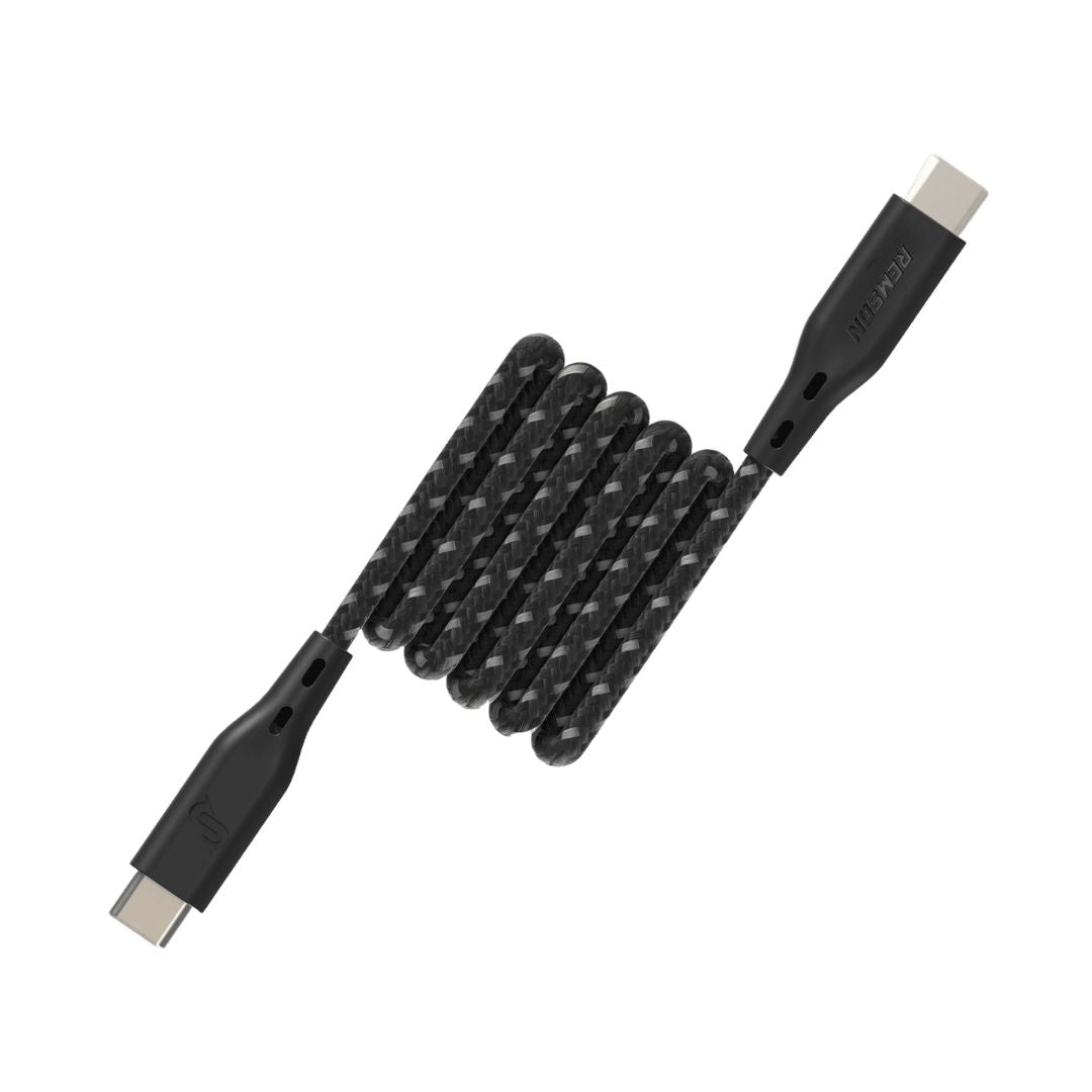 Cable Nylon Braided Type-C to Type-C 3m - Remson Cable Nylon Braided Type-C to Type-C 3m - Remson