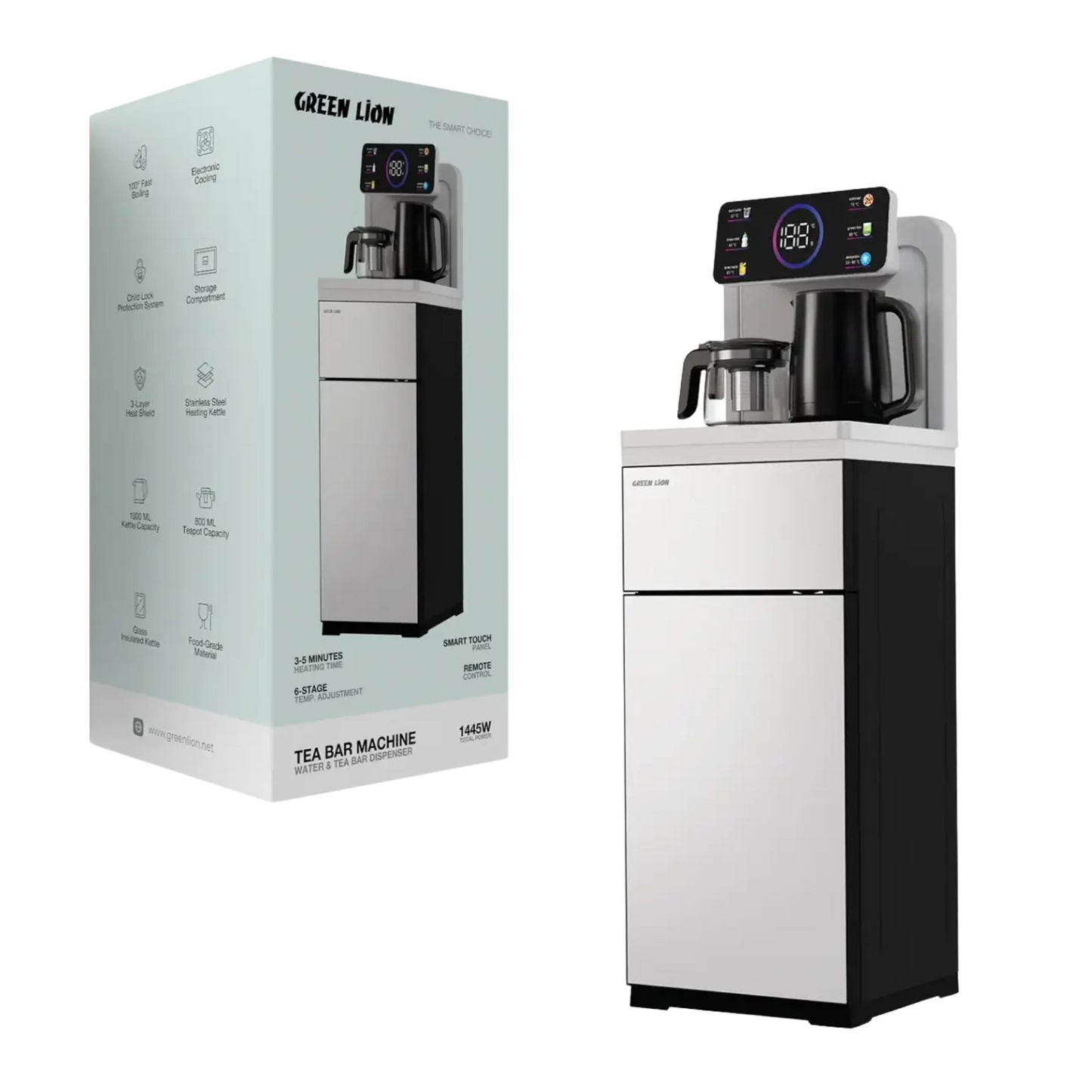 Green Lion Tea Bar Machine–Water & Tea Dispenser