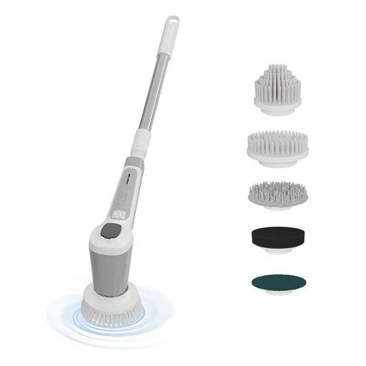 Green Lion Sonic Spinner 5-in-1 Electric Spin Scrubber with Telescopic Handle