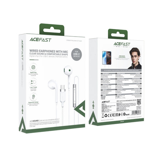 ACEFAST L7 USB-C Semi In-Ear Wired Earphones with Mic