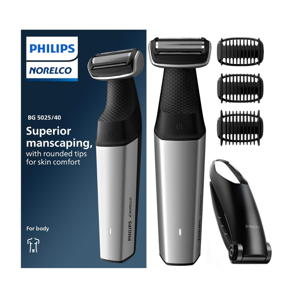 Philips Norelco Bodygroom Series 5000 Body Trimmer for Men-BG5025/40