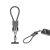 Levelo Tugo USB-C to USB-C 60W Lanyard Cable – 1m