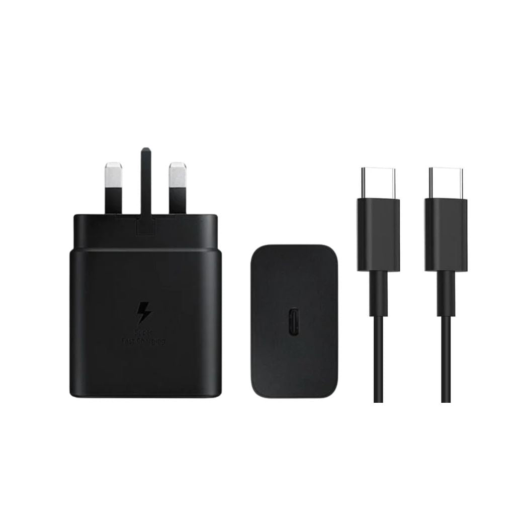 محوّل طاقة سامسونج بقدرة 45 واط مع كابل تايب-سي