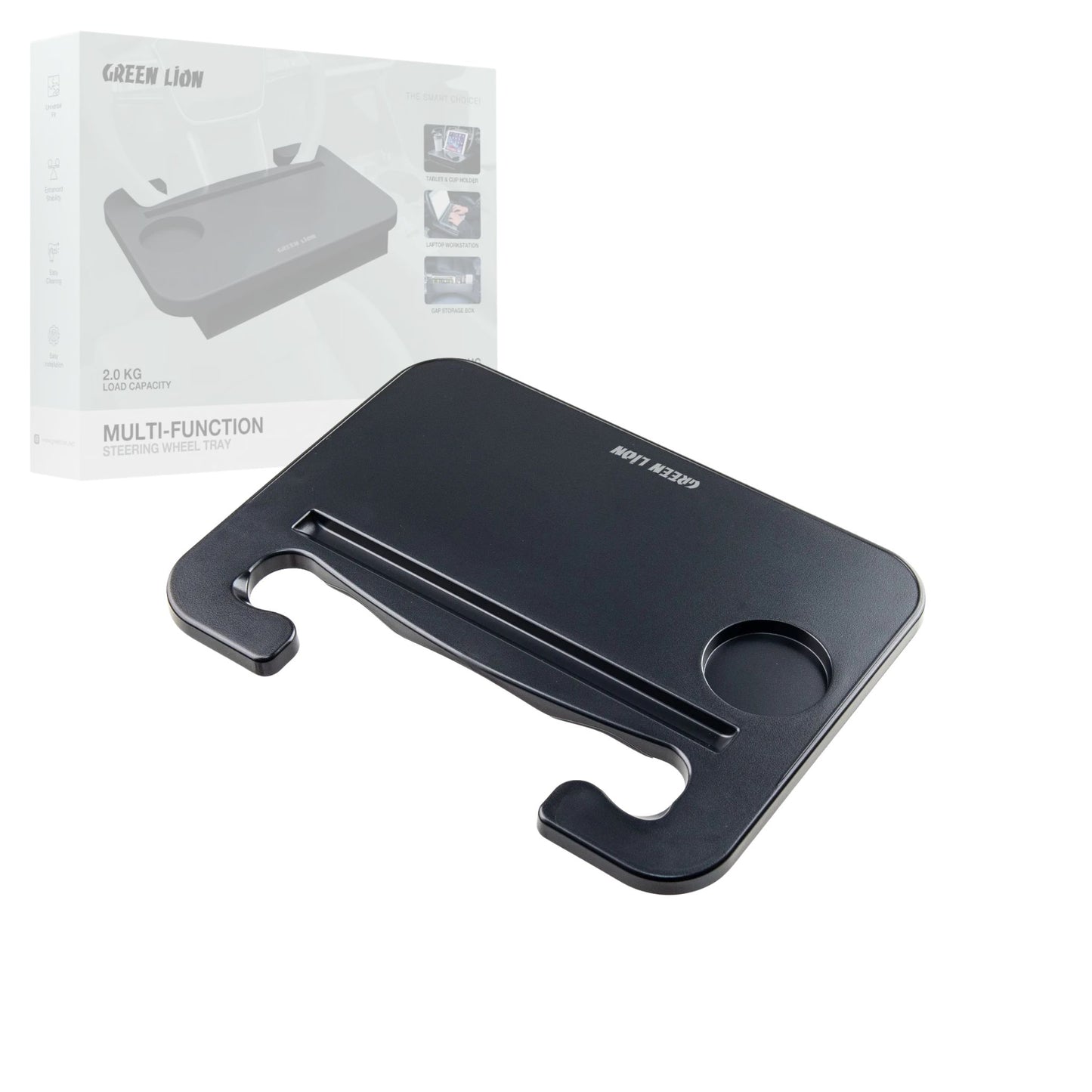 Multi-Functional Steering Wheel Tray