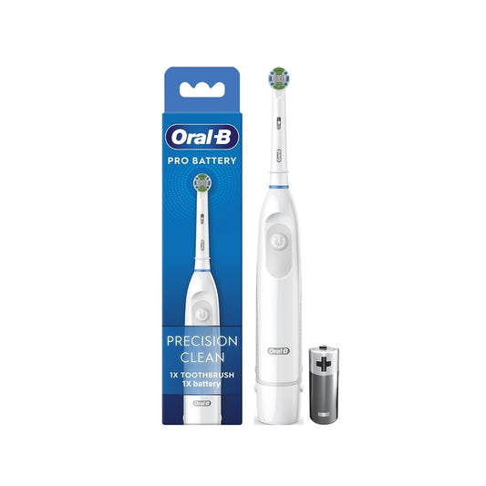 Oral-B PRO Battery Powered Precision Clean Toothbrush – White