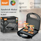 Sandwich Maker 750W-RAF
