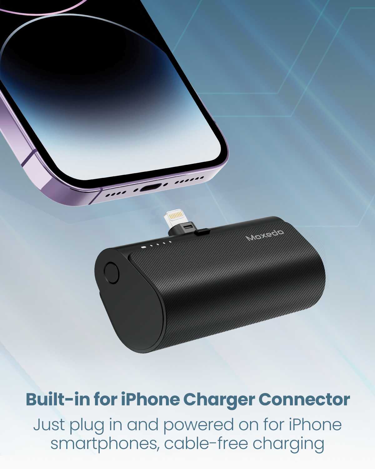 3 in 1 Lightning Connector 5000 mAh Power Bank
