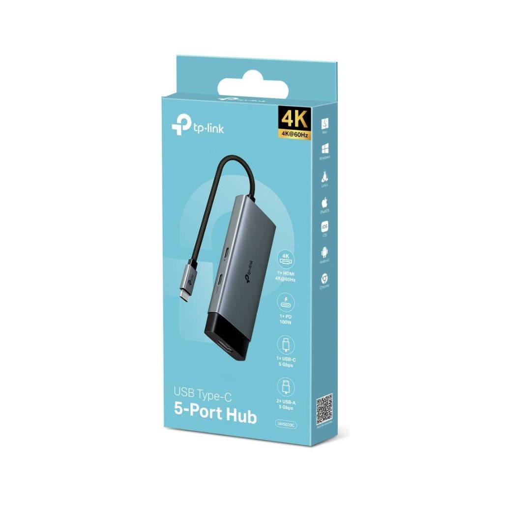 محور تي بي لينك يو إس بي تايب سي 5 في 1