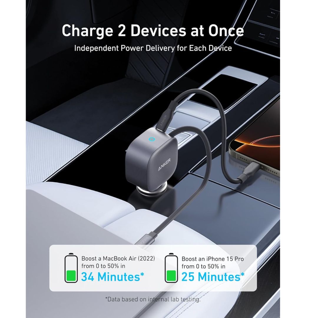 Anker Type-C fast Car Charger 75W