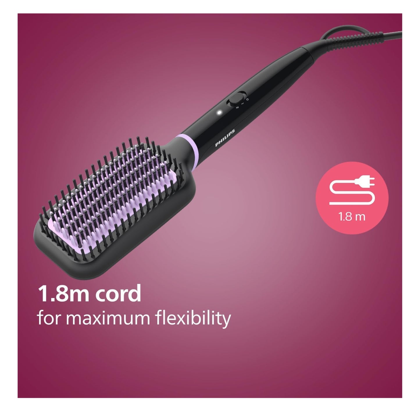 Philips 2 in 1 Hair Straightener & Curler BHH880