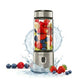 Powerology 6-Blade Portable Juicer 450ml – 16500 RPM