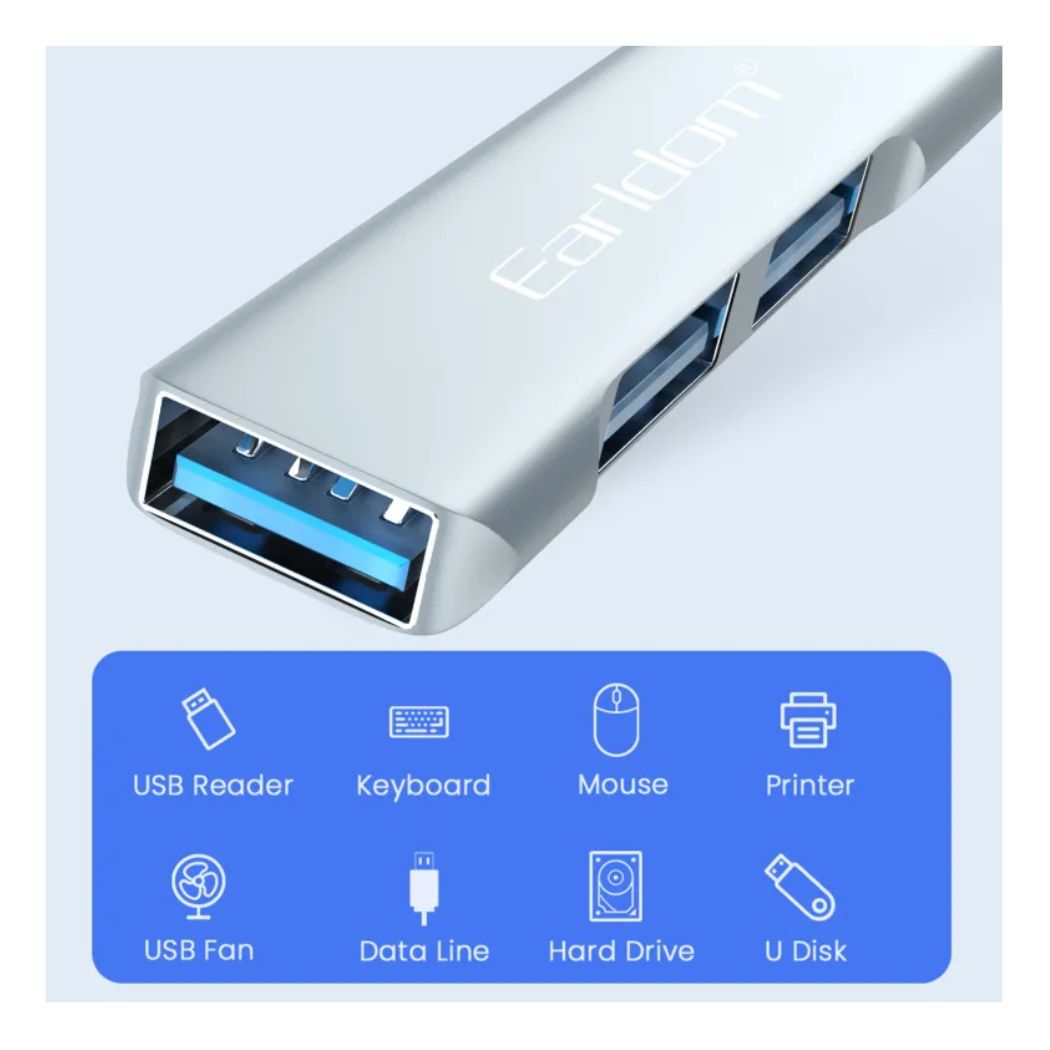 4 in 1 Type-C USB Hub -Earldom