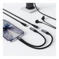 محول ACEFAST J14 USB-C للشحن وتوزيع الصوت (Splitter)