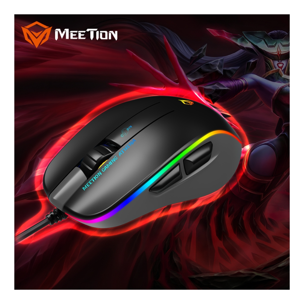 Meetion GM230 RGB Gaming Mouse 12800 DPI