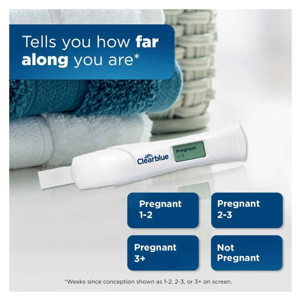 Clearblue Digital Pregnancy Test with Weeks Indicator-2 Tests