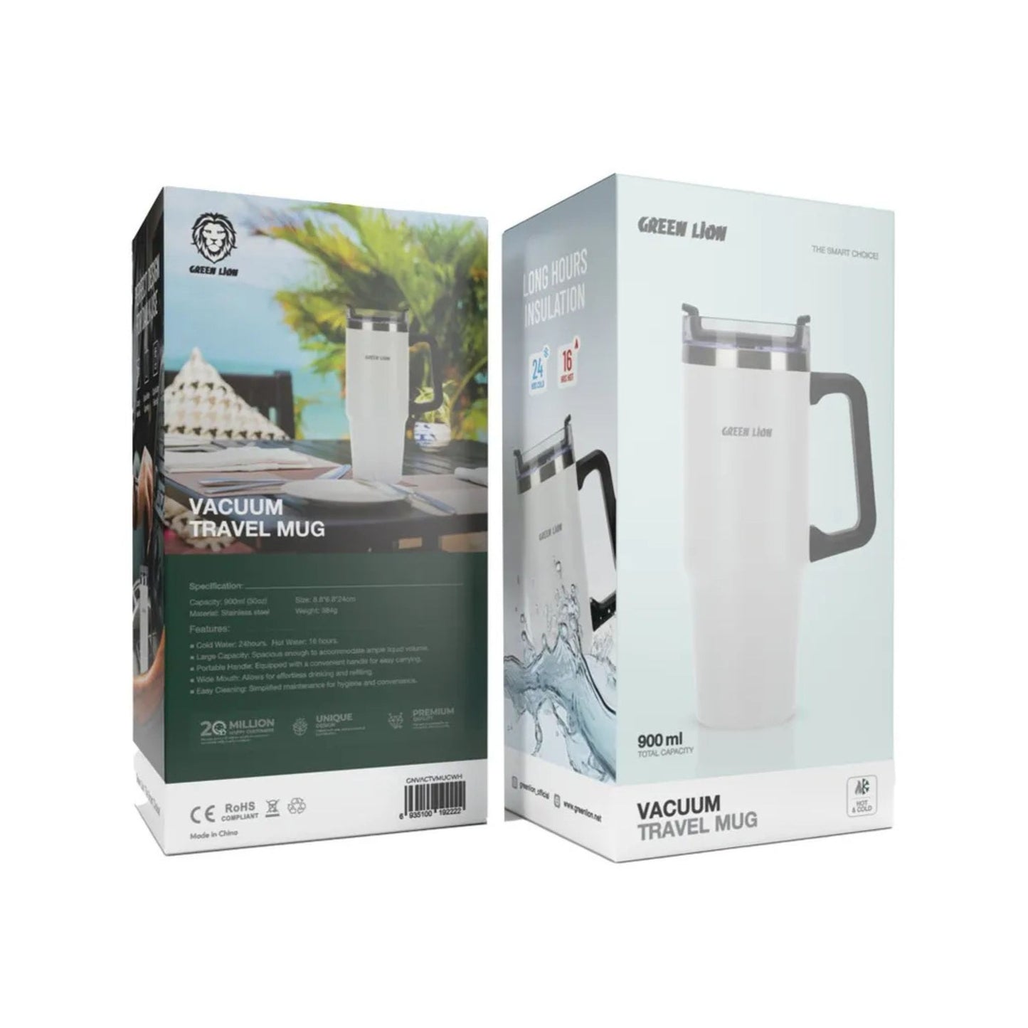 Green Lion Vacuum Travel Mug 900ML