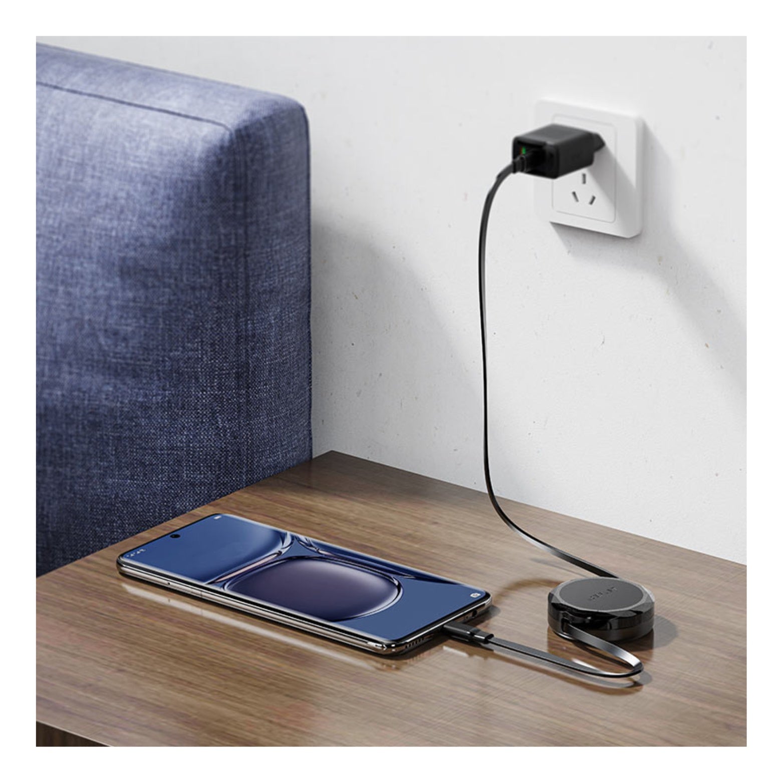ACEFAST كابل USB-C إلى USB-C قابل للسحب 60W - 0.8 متر ACEFAST كابل USB-C إلى USB-C قابل للسحب 60W - 0.8 متر