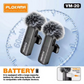 PLOKAMA VM20 Dual Wireless Clip-On Lavalier Microphone