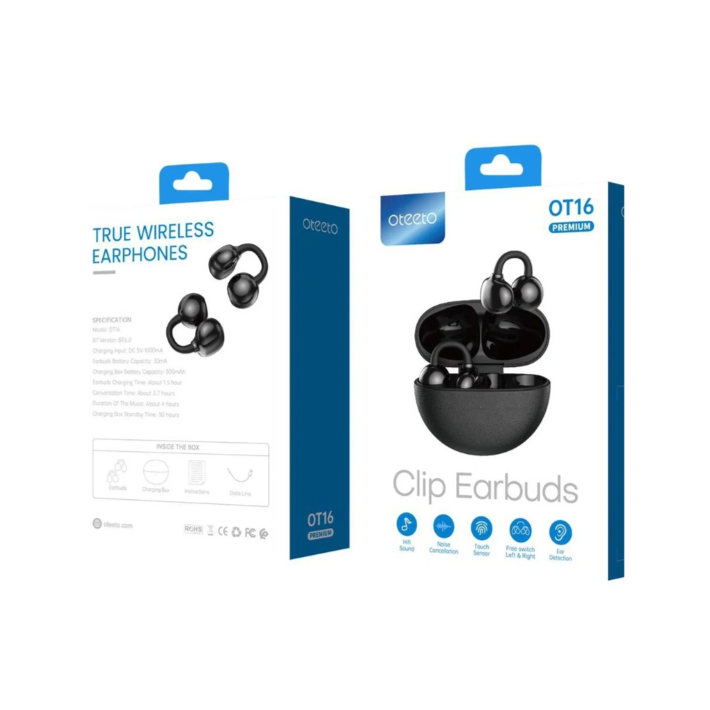 Oteeto OT16 Wireless Earbuds Clip